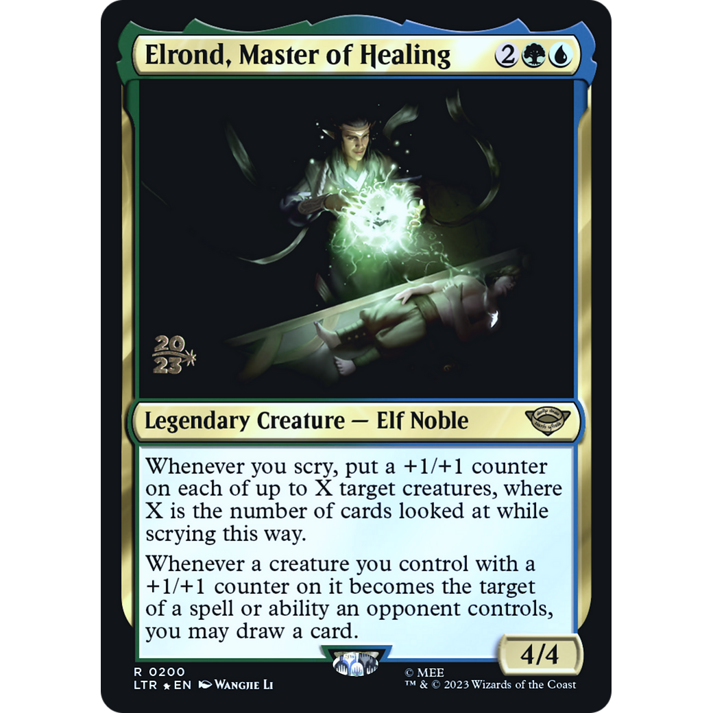 Elrond, Master of Healing (PRE-200S) - Tales of Middle-earth Promos Foil