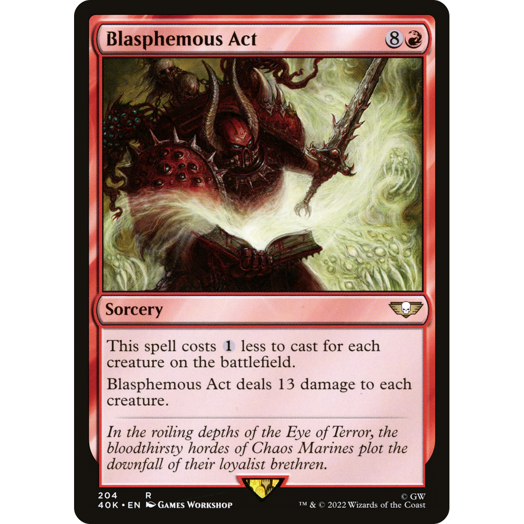 Blasphemous Act (40K-204) - Warhammer 40,000 Commander