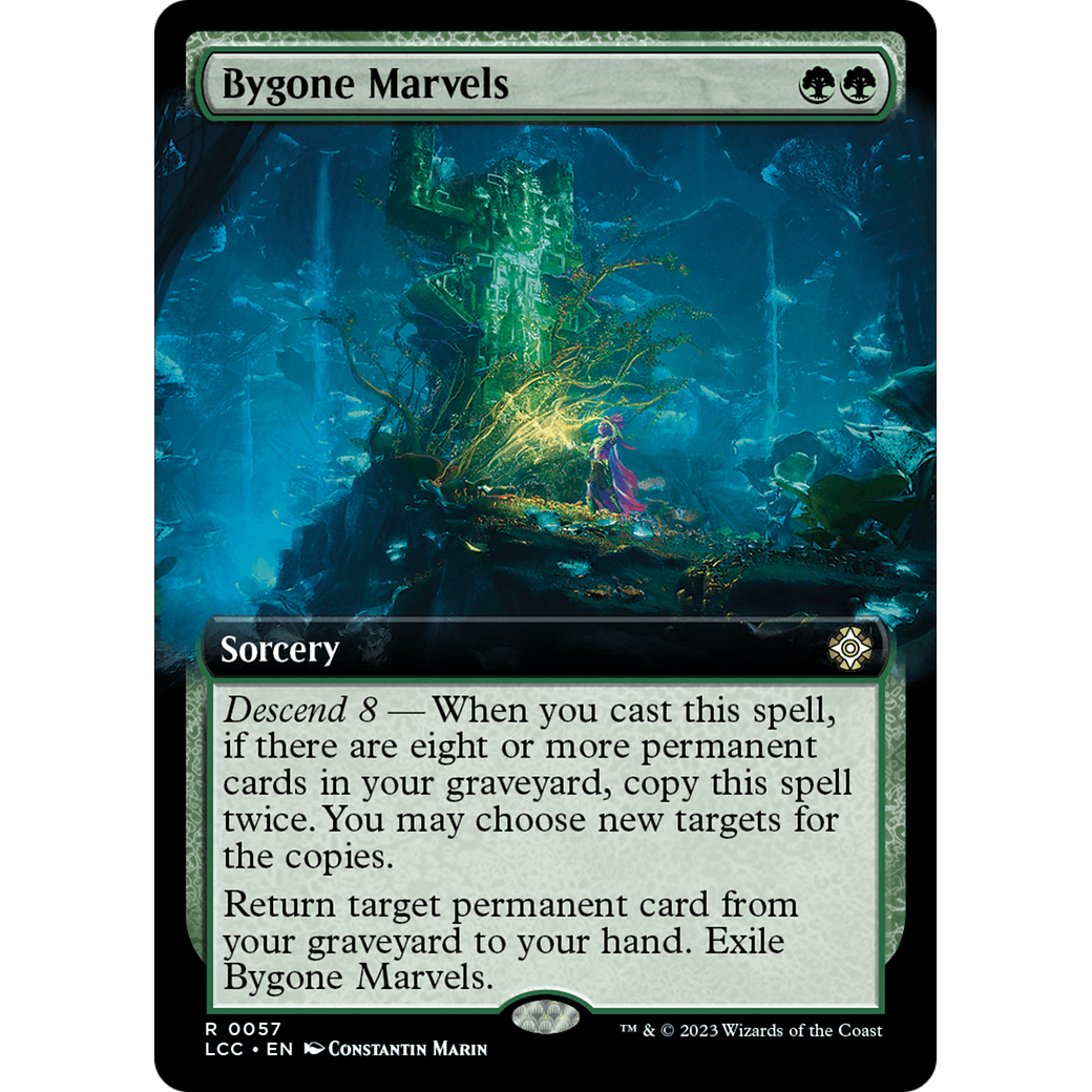 Bygone Marvels (LCC-057) - The Lost Caverns of Ixalan Commander: (Extended Art)