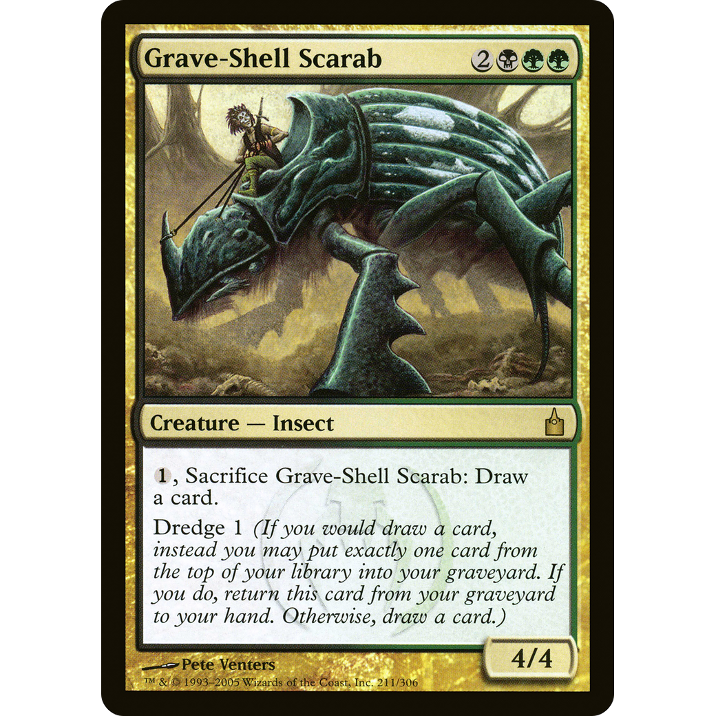 Grave-Shell Scarab (RAV-211) - Ravnica: City of Guilds