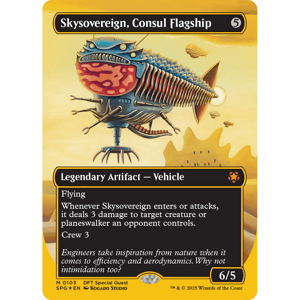 Skysovereign, Consul Flagship (First-Place Foil) (SPG-103) - Special Guests (Borderless) Foil