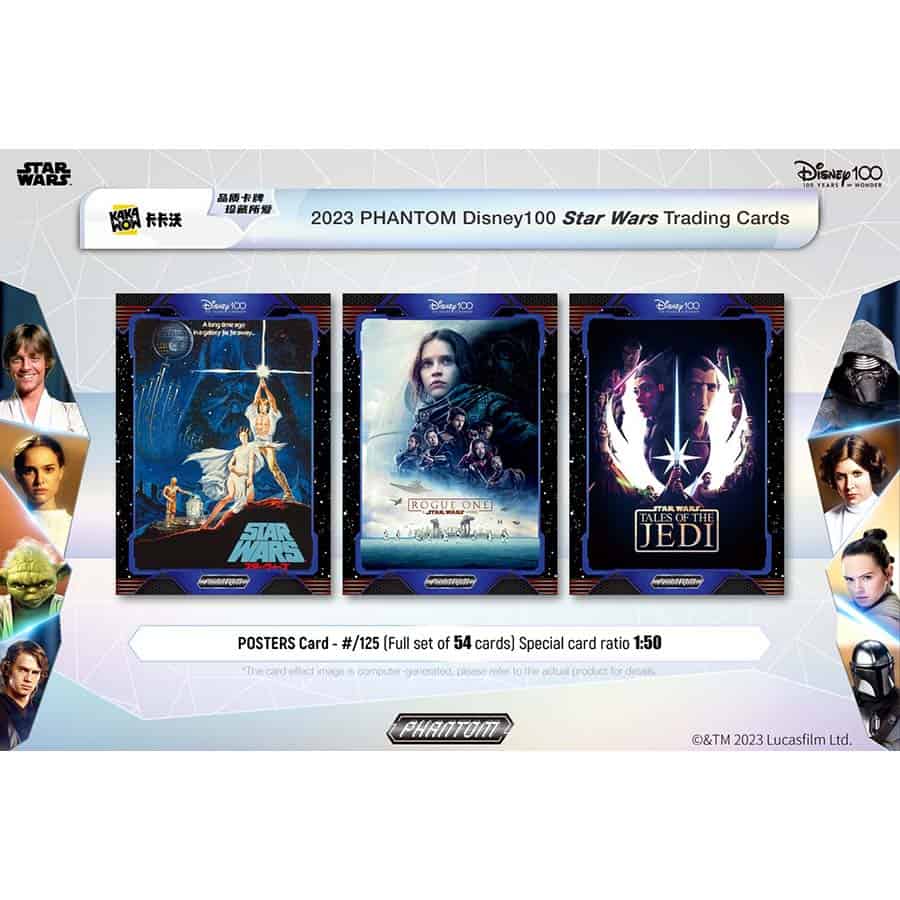 2023 Phantom Disney 100 Star Wars Hobby Edition Trading Cards