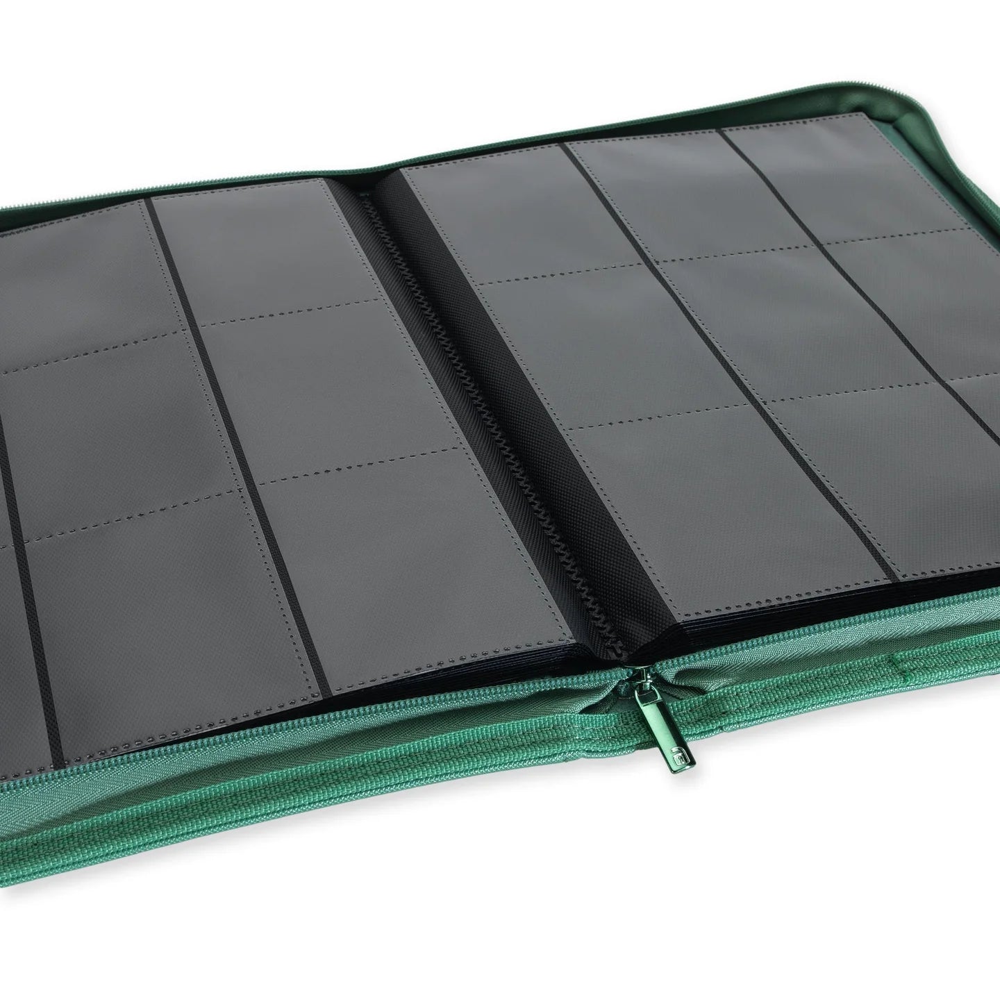 Vault X Metallic Green 9-Pocket Exo-Tec Zip Binder