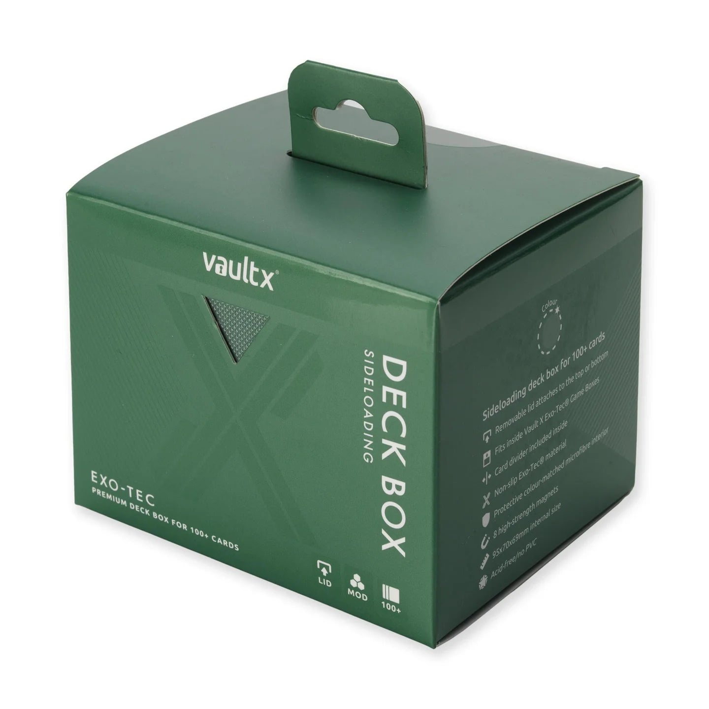 Vault X Sideloading Deck Box 100+ Metallic Green