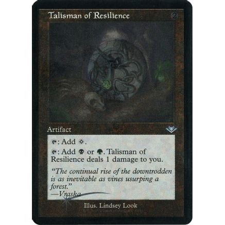 Talisman of Resilience (Retro Frame) (Foil Etched) (MH1-037) - Modern Horizons Foil