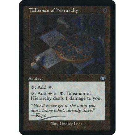 Talisman of Hierarchy (Retro Frame) (Foil Etched) (MH1-036) - Modern Horizons Foil
