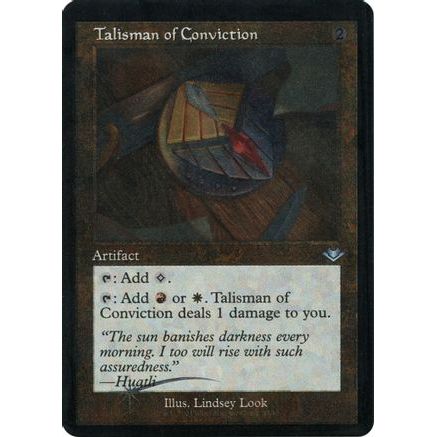 Talisman of Conviction (Retro Frame) (Foil Etched) (MH1-033) - Modern Horizons Foil