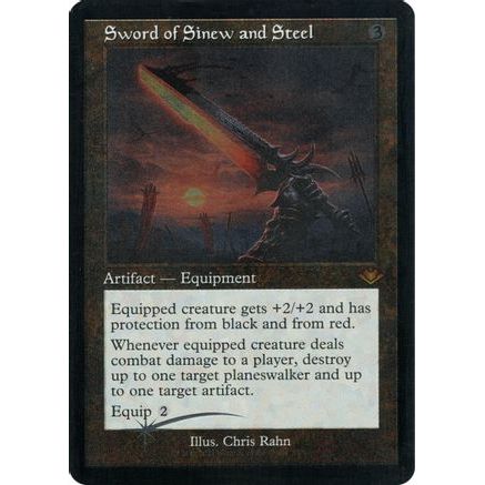Sword of Sinew and Steel (Retro Frame) (Foil Etched) (MH1-031) - Modern Horizons Foil