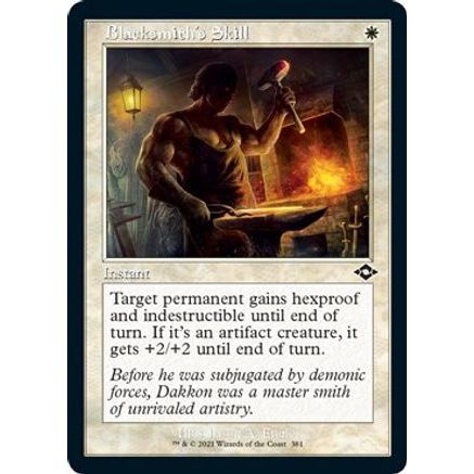 Blacksmith's Skill (Retro Frame) (Foil Etched) (MH2-381) - Modern Horizons 2 Foil