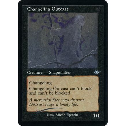 Changeling Outcast (Retro Frame) (Foil Etched) (MH1-012) - Modern Horizons Foil