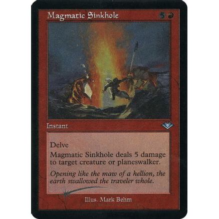 Magmatic Sinkhole (Retro Frame) (Foil Etched) (MH1-017) - Modern Horizons Foil