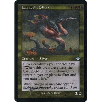 Lavabelly Sliver (Retro Frame) (Foil Etched) (MH1-029) - Modern Horizons Foil