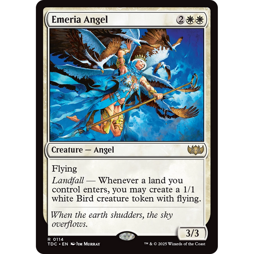 Emeria Angel (TDC-114) - Commander: Tarkir: Dragonstorm