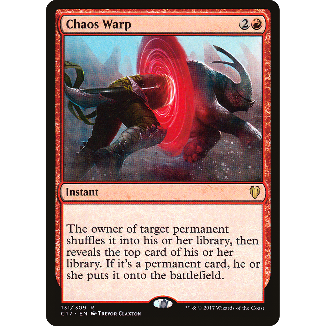 Chaos Warp (C17-131) - Commander 2017