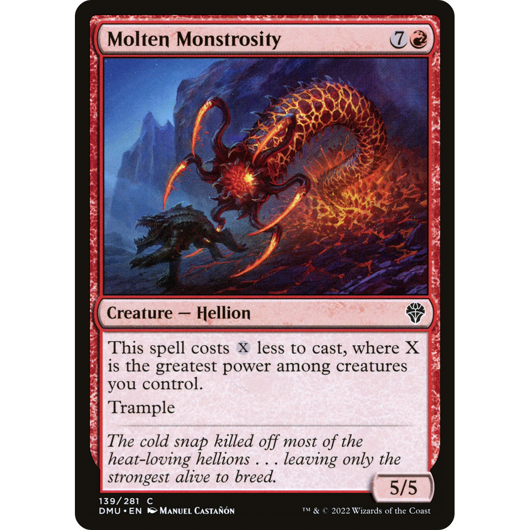 Molten Monstrosity (DMU-139) - Dominaria United