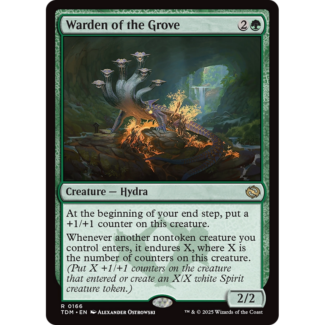 Warden of the Grove (TDM-166) - Tarkir: Dragonstorm Foil