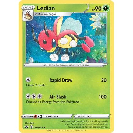 Ledian 5/198 - SWSH06 Chilling Reign Reverse Holofoil