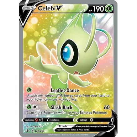 Celebi V (Full Art) 160/198 - SWSH06 Chilling Reign Holofoil