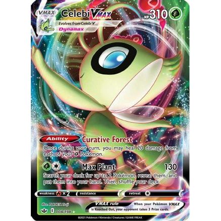 Celebi VMAX 8/198 - SWSH06 Chilling Reign Holofoil