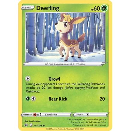 Deerling 11/198 - SWSH06 Chilling Reign Reverse Holofoil