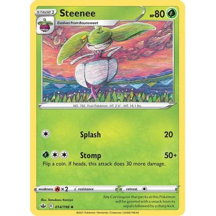 Steenee 14/198 - SWSH06 Chilling Reign Reverse Holofoil