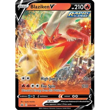 Blaziken V 20/198 - SWSH06 Chilling Reign Holofoil
