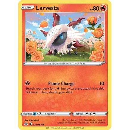 Larvesta 23/198 - SWSH06 Chilling Reign
