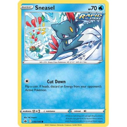 Sneasel 30/198 - SWSH06 Chilling Reign