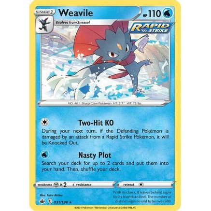 Weavile 31/198 - SWSH06 Chilling Reign Holofoil