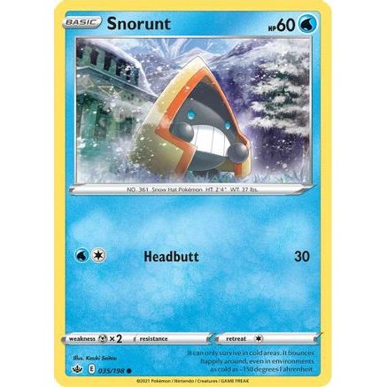 Snorunt 35/198 - SWSH06 Chilling Reign