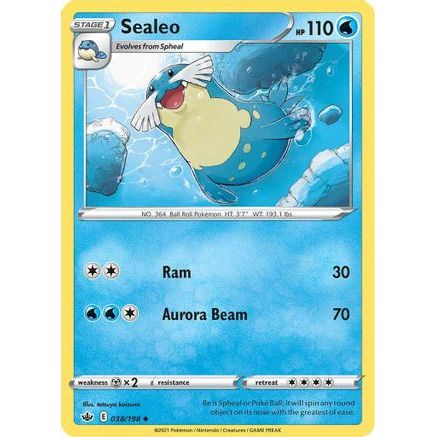 Sealeo 38/198 - SWSH06 Chilling Reign Reverse Holofoil