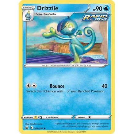 Drizzile 42/198 - SWSH06 Chilling Reign Reverse Holofoil