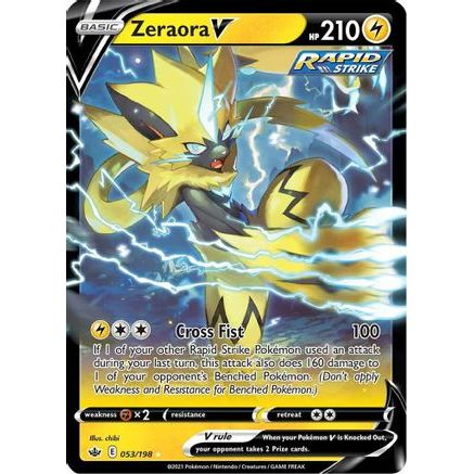 Zeraora V 53/198 - SWSH06 Chilling Reign Holofoil