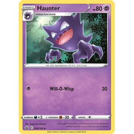 Haunter 56/198 - SWSH06 Chilling Reign Reverse Holofoil