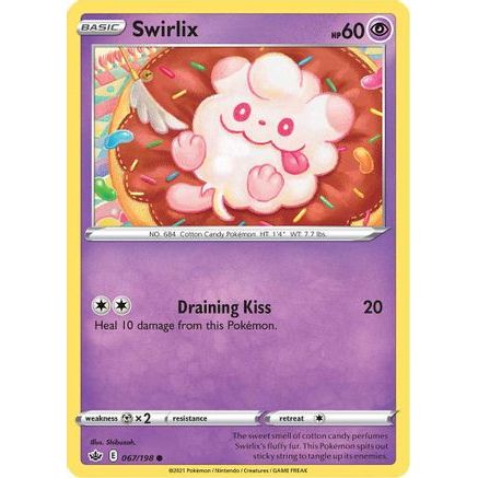 Swirlix 67/198 - SWSH06 Chilling Reign