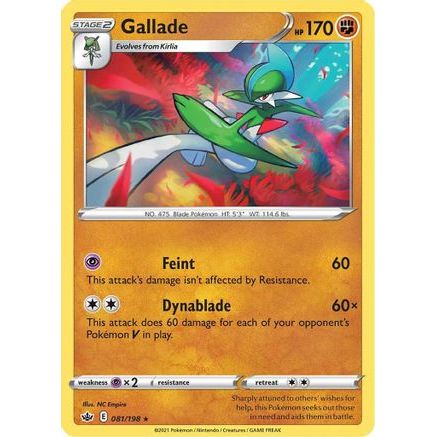 Gallade 81/198 - SWSH06 Chilling Reign Reverse Holofoil