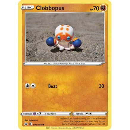 Clobbopus 91/198 - SWSH06 Chilling Reign Reverse Holofoil
