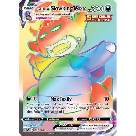 Galarian Slowking VMAX (Secret) 207/198 - SWSH06 Chilling Reign Holofoil