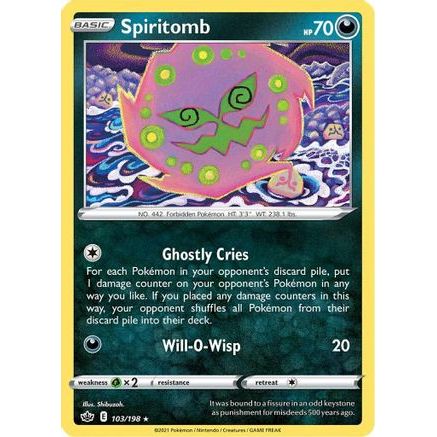 Spiritomb 103/198 - SWSH06 Chilling Reign
