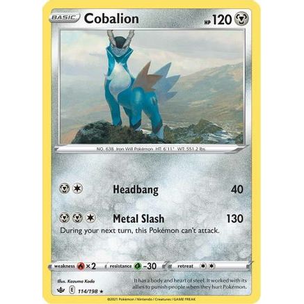 Cobalion 114/198 - SWSH06 Chilling Reign Reverse Holofoil