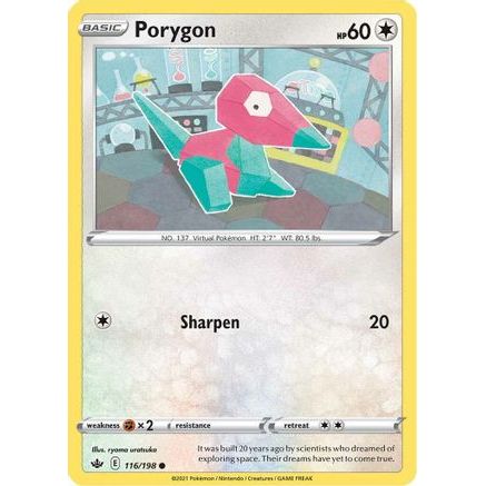 Porygon 116/198 - SWSH06 Chilling Reign