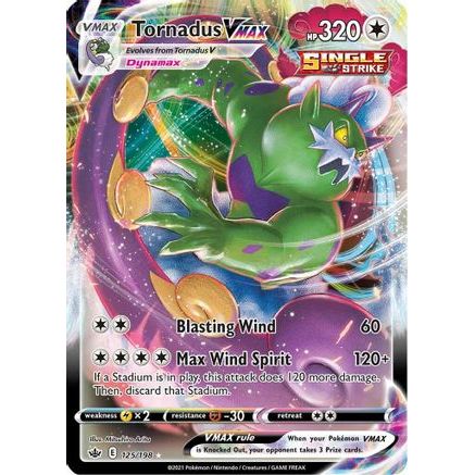 Tornadus VMAX 125/198 - SWSH06 Chilling Reign Holofoil
