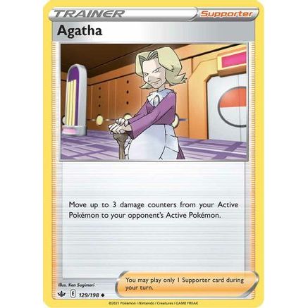 Agatha 129/198 - SWSH06 Chilling Reign Reverse Holofoil
