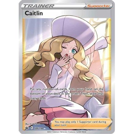 Caitlin (Full Art) 189/198 - SWSH06 Chilling Reign Holofoil