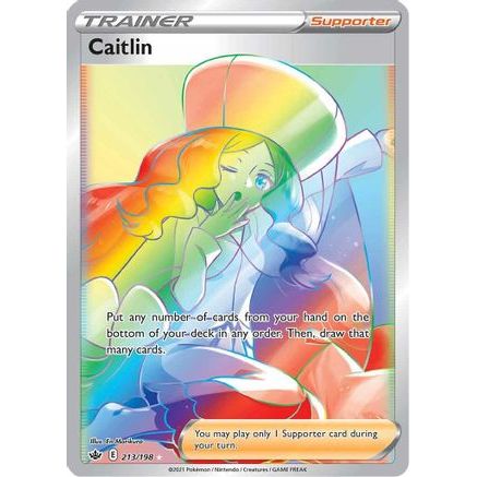 Caitlin (Secret) 213/198 - SWSH06 Chilling Reign Holofoil