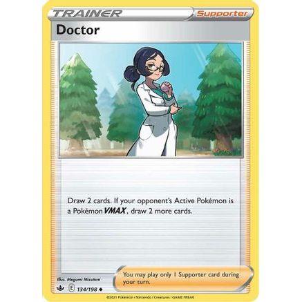 Doctor 134/198 - SWSH06 Chilling Reign Reverse Holofoil