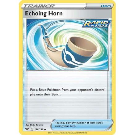 Echoing Horn 136/198 - SWSH06 Chilling Reign Reverse Holofoil