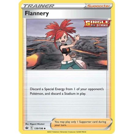 Flannery 139/198 - SWSH06 Chilling Reign Reverse Holofoil
