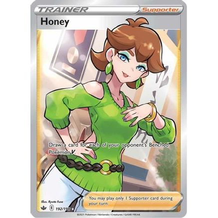 Honey (Full Art) 192/198 - SWSH06 Chilling Reign Holofoil