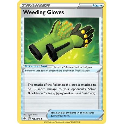 Weeding Gloves 155/198 - SWSH06 Chilling Reign Reverse Holofoil
